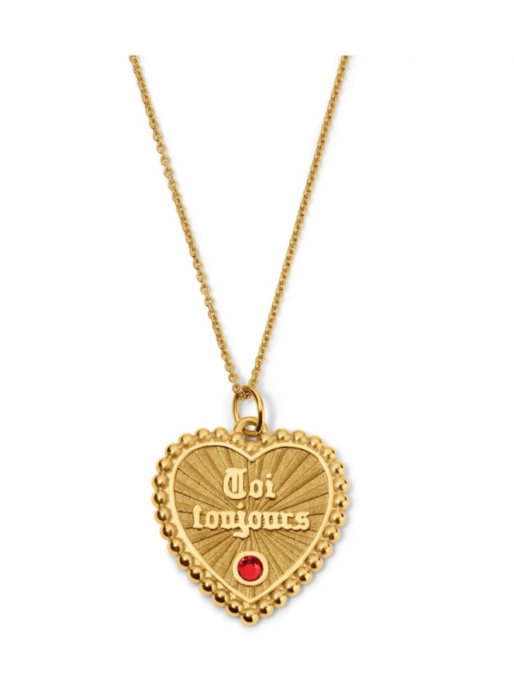 TOI TOUJOURS NECKLACE-Declarer- Gold Vermeil
